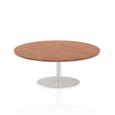 Dynamic Italia 1200mm Poseur Round Table Walnut Top 475mm High Leg ITL0155 DD